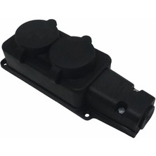 Belle Fusion Mey Ithalat® Kauçuk 220 Volt Uzatma 2'li Priz