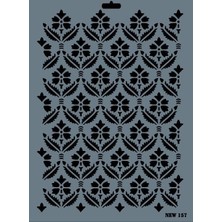 Belle Fusion Mey Ithalat® Rich New Seri N-157 Stencil 35X25 cm