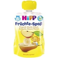 Belle Fusion Mey Ithalat®   Organik Muzlu Elmalı Armutlu Meyve Püresi 100 gr