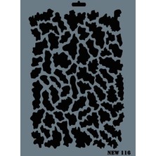 Belle Fusion Mey Ithalat® Rich New Seri N-116 Stencil 35X25 cm