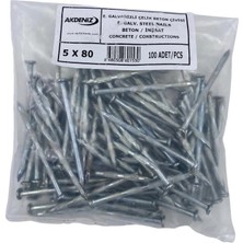 Belle Fusion Mey Ithalat® Akdeniz 5X80 Kanallı Çelik Çivi 100 Lü