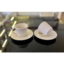 6'lı Krem Çay Takımı, Şık ve Kullanışlı Ev Dekoru Ürünü