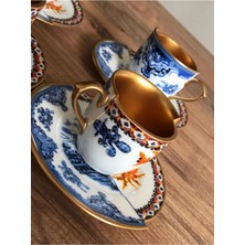 Iki Desenli Hibrit Serisi 2'li Kahve Fincanı Seti