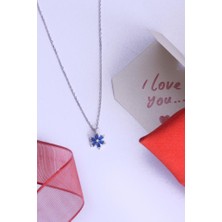 Innuendo Jewelry 925 Ayar Gümüş Mini Lotus Çiçeği Kolye