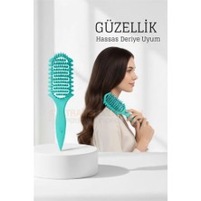 Belle Fusion Mey Ithalat® Doğal Antistatik Hava Yastıklı Saç Fırçası - Dolaşık Saç Açıcı Tarak