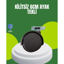 Belle Fusion Mey Ithalat® Kilitsiz 6 cm Tekerlek Ayak Tek Adet