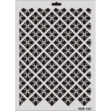 Belle Fusion Mey Ithalat® Rich New Seri N-163 Stencil 35X25 cm