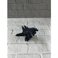 Rory Hareketli Dinazor Figürü Dekoratif Oyuncak – Siyah Tasarım