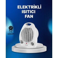 Belle Fusion Mey Ithalat® Mini Elektrikli Isıtıcı – 2000W Güç, Fanlı Isıtma, 3 Isı Modu