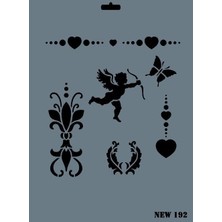 Belle Fusion Mey Ithalat® Rich New Seri N-192 Stencil 35X25 cm