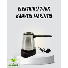 Belle Fusion Mey Ithalat® 800W Paslanmaz Elektrikli Cezve Gizli Rezistans ve Ergonomik Kulp
