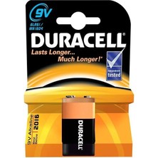 Belle Fusion Mey Ithalat® Duracell 9 Volt Alkalin Pil