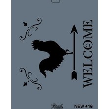 Belle Fusion Mey Ithalat® Rich New Seri N-416 Stencil 35X25 cm