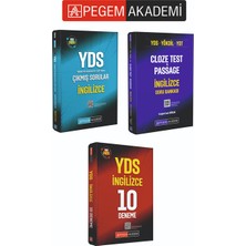 Pegem Akademi Yayıncılık PEGEM AKADEMİ YDS YÖKDİL YDT Cloze Test & Passage İngilizce Soru