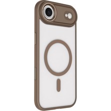 Brabusiphone 17 Air Uyumlu Magsafe Özellikli Kenarları Plastik Kraf Silikon Kılıf