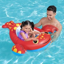 Toha Best Way Yengeç Figürlü Şişme Deniz Yatağı 117 x 116 cm  | Şişme Deniz Botu 45 kg Kapasiteli