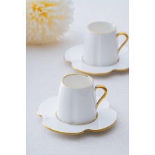 Iki Kişilik 90 ml Kahve Fincanı Takımı, Zarif ve Şık Tasarım