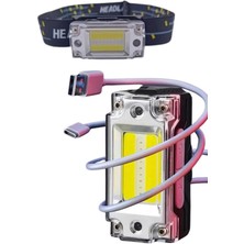 Belle Fusion Mey Ithalat® Yüksek Işıklı Şarjlı ve Sensörlü LED Kafa Lambası Kamp Lambası