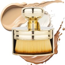 Belle Fusion Mey Ithalat® Profesyonel Geniş Pratik Tutma Saplı Gold Büyük Fondöten Yayma Fırçası