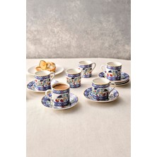 Şık 6'lı Kahve Fincanı Seti, 80 Ml, Zarif ve Dayanıklı Tasarım