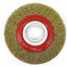 Belle Fusion Mey Ithalat® Partner 02005 Sarı Telli Daire Fırça 150X25 mm