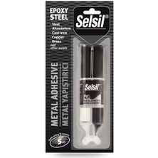 Belle Fusion Mey Ithalat® Selsil Epoksi Metal Yapıştırıcı Enjektör 5 Dakika 28 gr