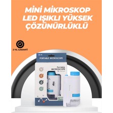 Belle Fusion Mey Ithalat® Portatif El Mikroskop – LED Işıklı, Aynı Anda Net Odaklama