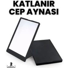 Belle Fusion Mey Ithalat® Katlanabilir Ikili Cep Aynası Seti – Ultra Net Cam & Ergonomik Kompakt Tasarım