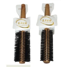 Epilons Liva 540-350 Saç Fırçası Yanmaz Profesyonel Fön Fırçası 2 Adet