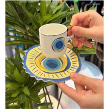 6'lı Porselen Solaris Kahve Fincanı Seti, Şık ve Dayanıklı Tasarım