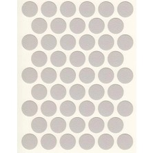 Belle Fusion Mey Ithalat® Yapışkanlı Vida Tapası Gri 14 mm