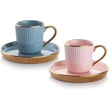 Şık 6'lı Kahve Fincan Takımı, Zarif ve Dayanıklı Tasarım