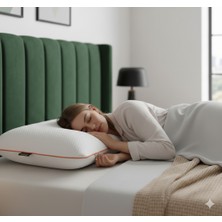 Gön Ev ve Otel Tekstili Tombul Ortopedik Visco Yastık 40X60 cm 16 cm Yükseklik- Boyun & Omurga Destekli Ergonomik Uyku Yastığı