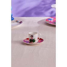 Kırmızı Kahve Fincanı ve Tabağı, 90 Ml, Şık ve Pratik Tasarım