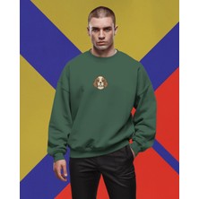 Cavalier King Charles Spaniel Baskılı Oversize Sweatshirt – Unisex | Muhtar Store