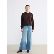 LC Waikiki Lcw Jeans Indigo Wideleg Kadın Jean Pantolon