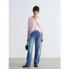 LC Waikiki Lcw Jeans Indigo Balloon Fit Kadın Jean Pantolon