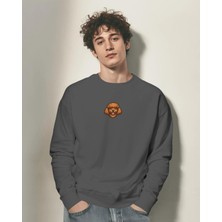 Muhtar Store Kadın Poodle Baskılı Oversize Sweatshirt – Sevimli Patili Dost Tasarımı