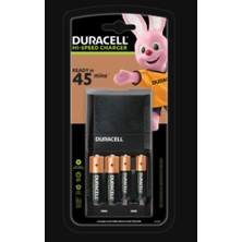 ChillTech Duracell CEF27 Hızlı Şarj Cihazı 2 Ad 1300 Mah Aa+2 Ad 750 Mah Aaa Pilli Şarj Aleti