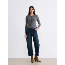 LC Waikiki Lcw Jeans Indigo Boyfriend Kadın Jean Pantolon