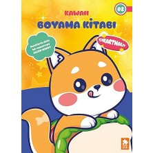 Eksik Parça Yayınları Kawaii Boyama Kitabı - 2... +2 Çocuk Kitabı