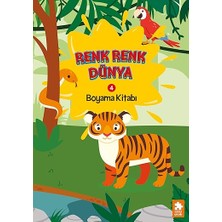 Eksik Parça Yayınları Renk Renk Dünya Boyama Kitabı - 4... +4 Çocuk Kitabı