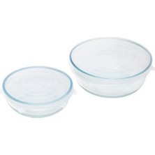 2 Boy Silikon Yuvarlak Borcam Kapağı - 2 Adet Farklı Boy Yuvarlak Borcam Kapağı