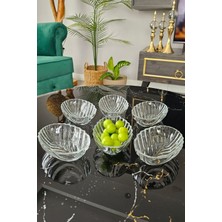 Gülümseten Avm 6 Lı Oval Balık Sırtı Çerez Meyve ve Meze Sunum Tabağı | Çezerlik Sunum Tabağı - Beyaz