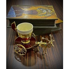 Iki Katlı Geyikli Kahve Sunumu, Şık ve Pratik Tasarım