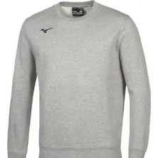 Mizuno Terry Crew Erkek Sweatshirt Gri