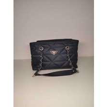 TrendyX Saten Omuz Çantası - Suni Deri