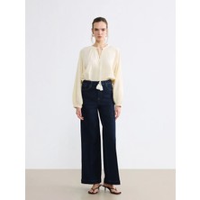 LC Waikiki Lcw Jeans Indigo Wideleg Kadın Jean Pantolon