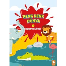 Eksik Parça Yayınları Renk Renk Dünya Boyama Kitabı - 3... +2 Çocuk Kitabı