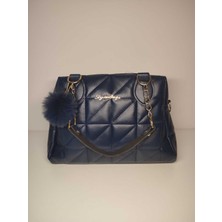 TrendyX Ponponlu El ve Omuz Çantası - Suni Deri